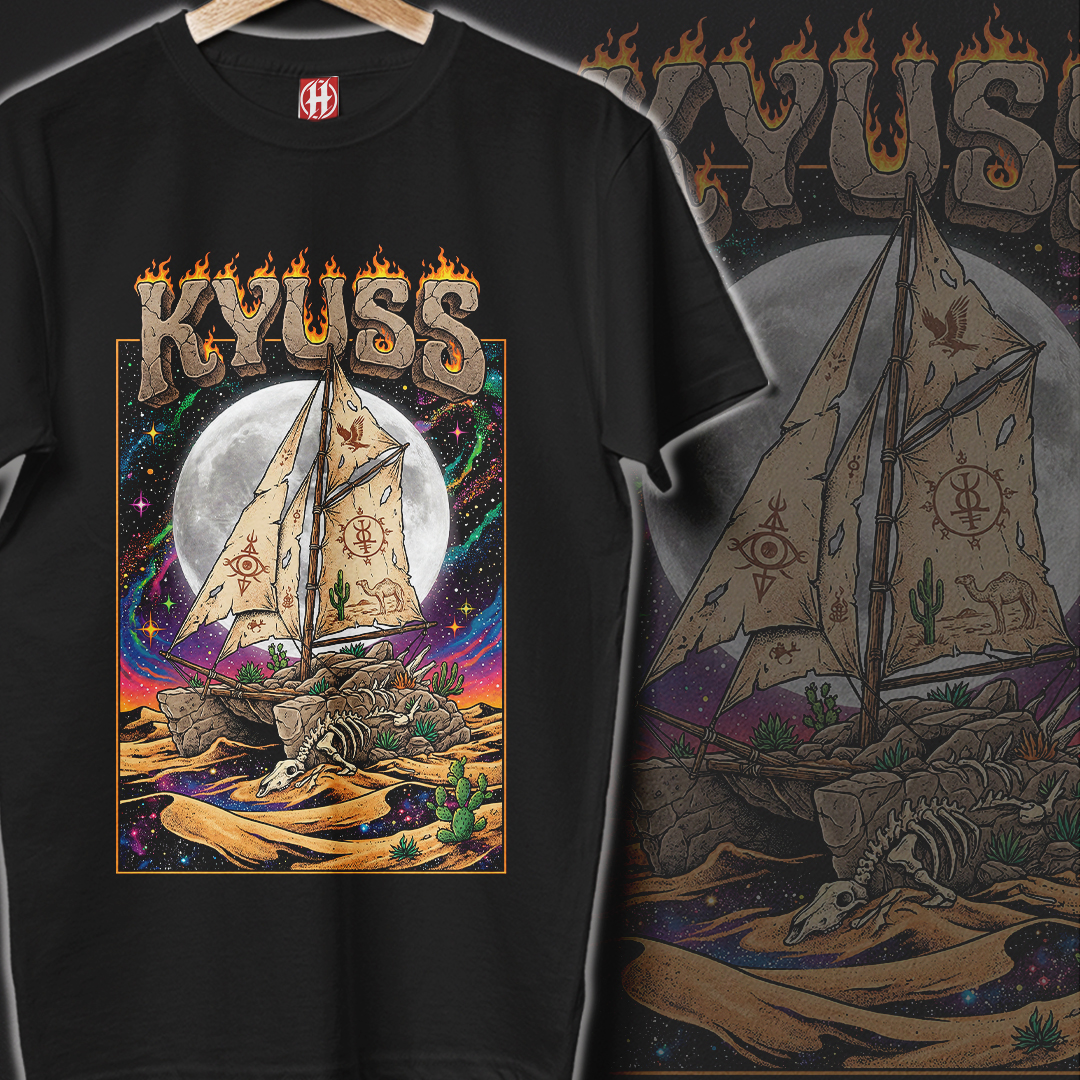 Camiseta Kyuss | Cosmic Fossil