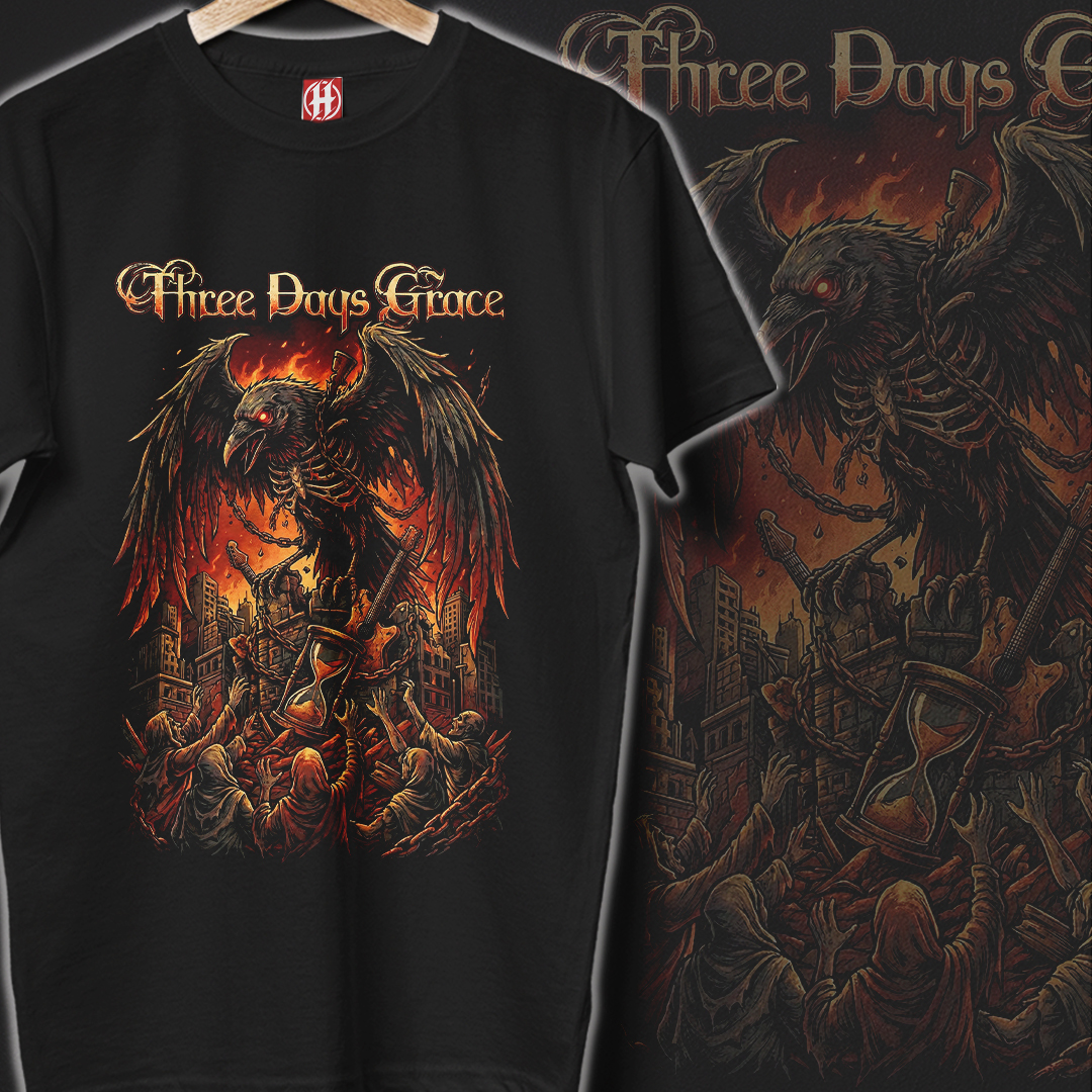 Camiseta Three Days Grace | Time Of Dying