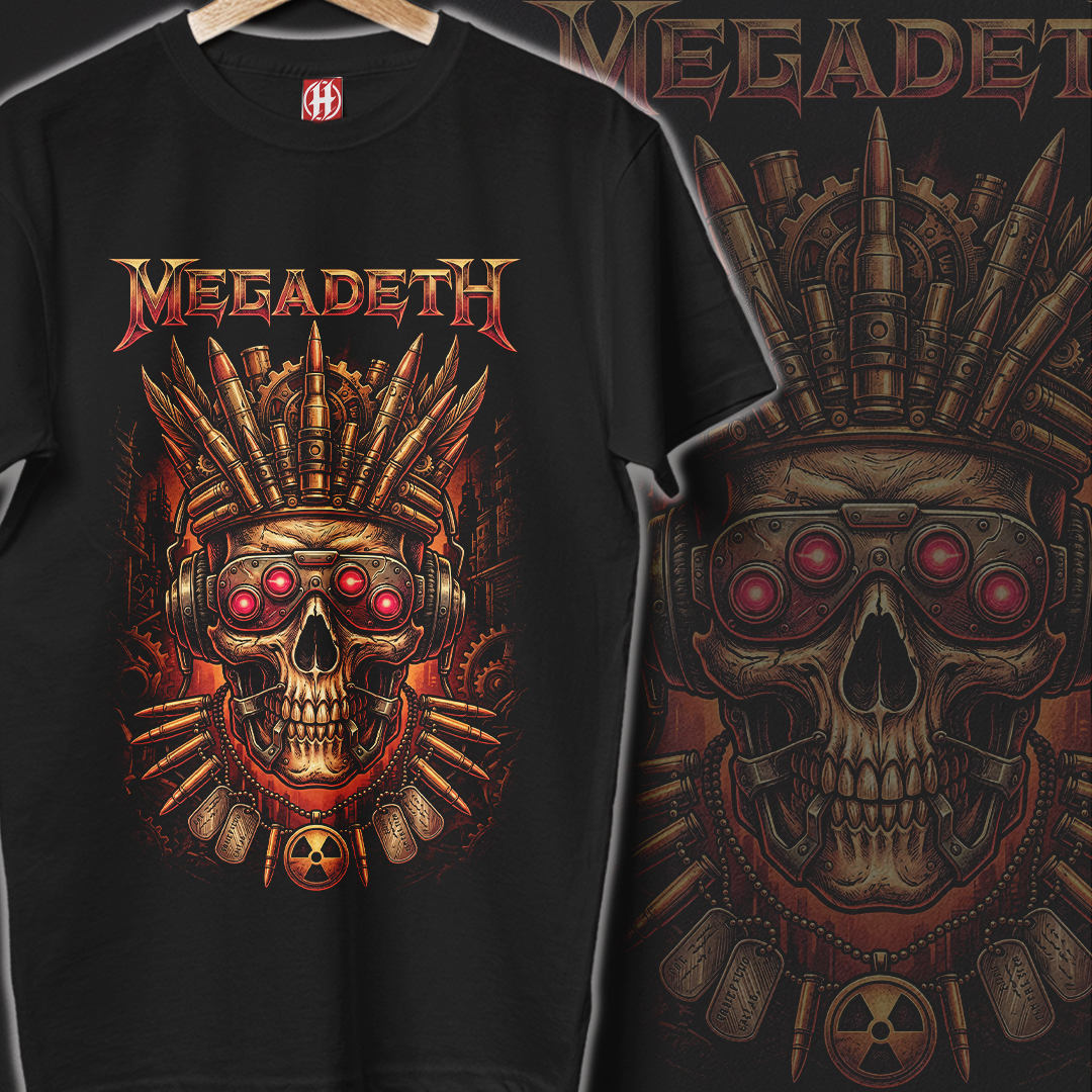 Camiseta Megadeth | Bullet Crown