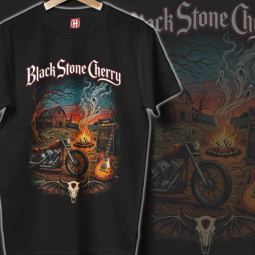 Camiseta Black Stone Cherry | Midnight Rider