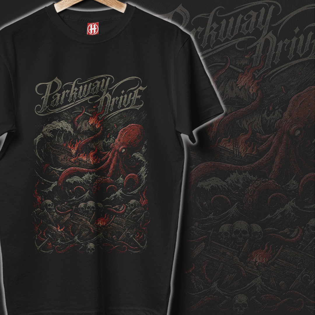 Camiseta Parkway Drive | Kraken Rage