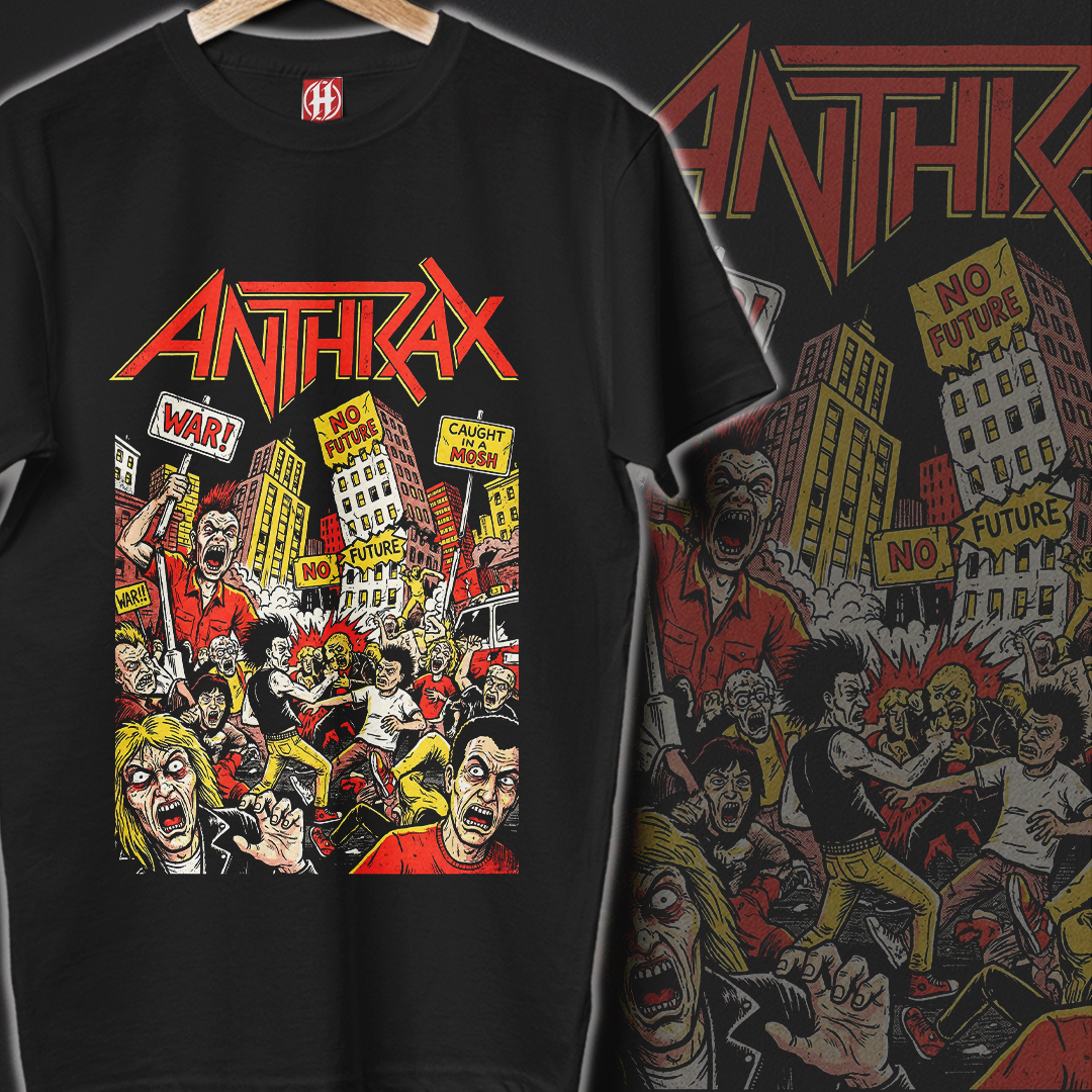 Camiseta Anthrax | Among The Riot
