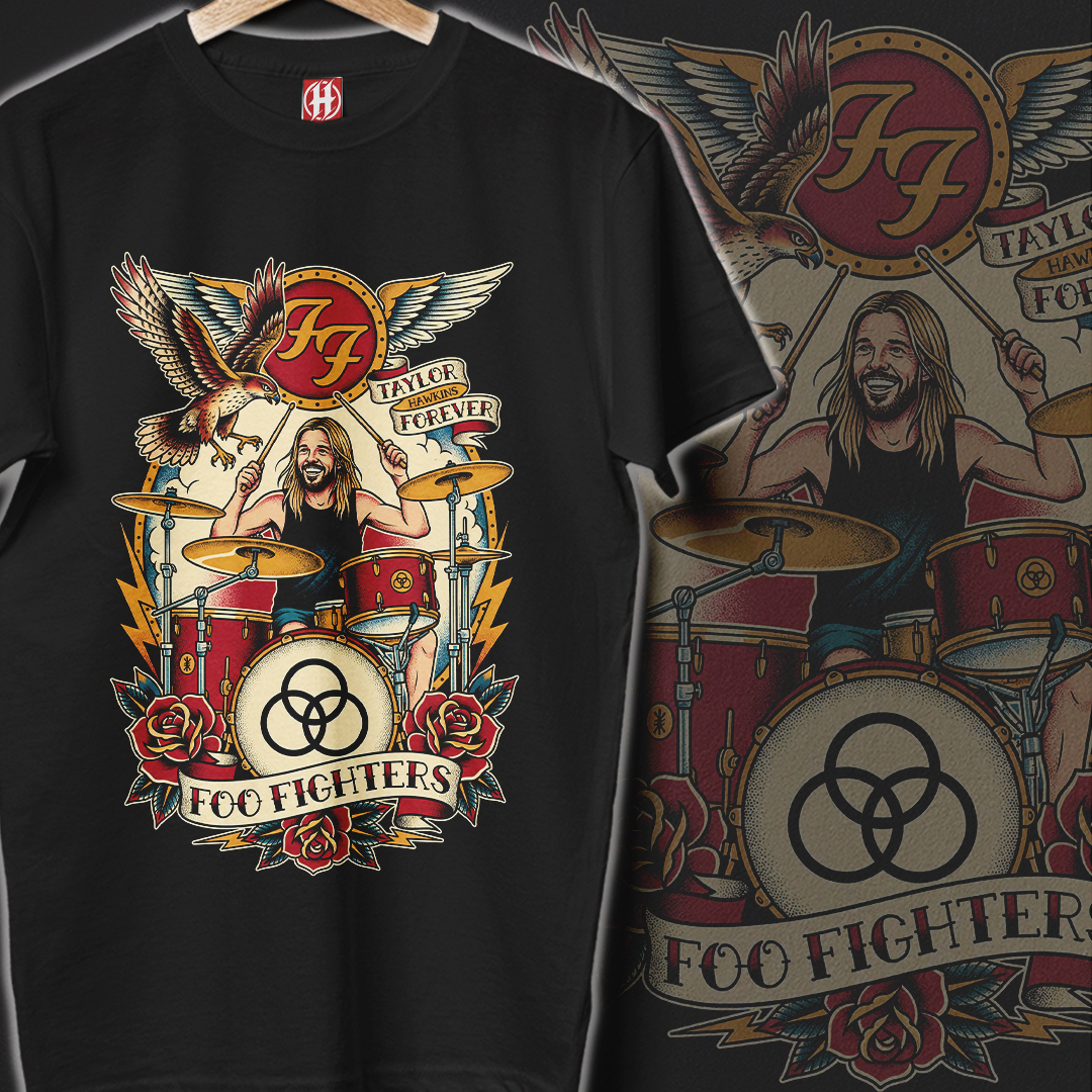 Camiseta Taylor Hawkins | The Hawk Lives