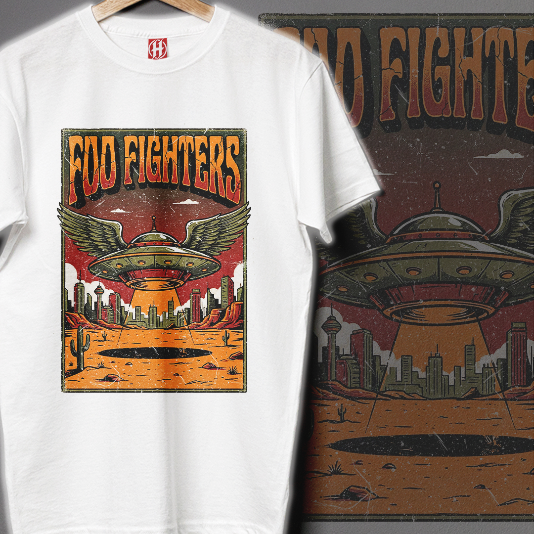 Camiseta Foo Fighters | Flying Fortress