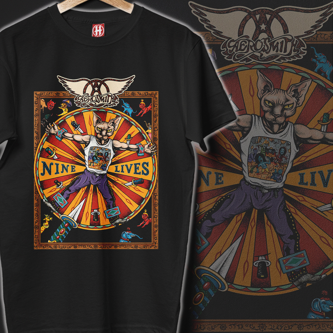 Camiseta Aerosmith | Nine Lives