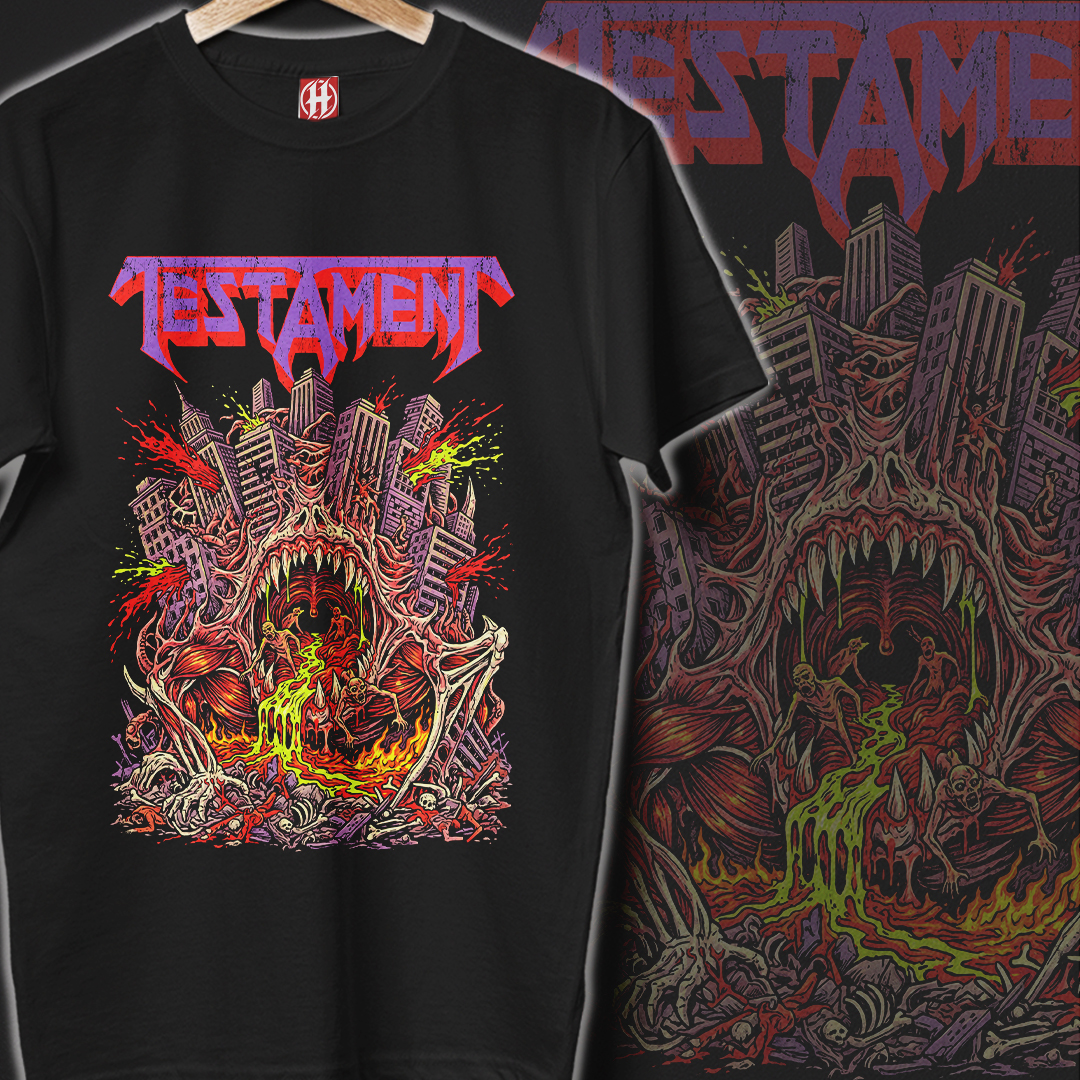 Camiseta Testament | Electric Crown 