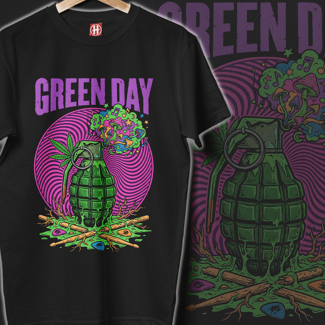 Camiseta Green Day | Trippy Bomb