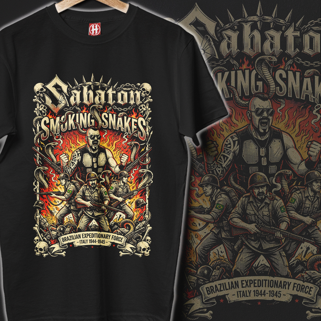 Camiseta Sabaton | Smoking Snakes #2