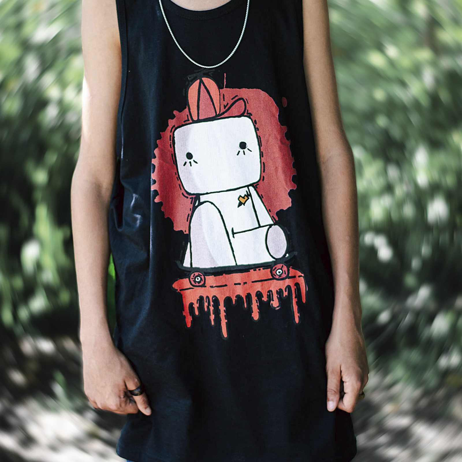 Camiseta Regata Masculina Streetwear Skate Graffiti - Bubbles Hot