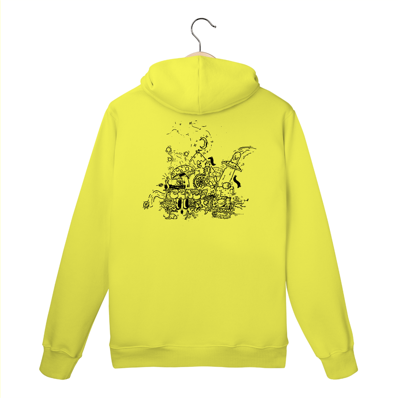 Moletom Canguru Largo, Moletom com Capuz Streetwear, Moletom Masculino Unissex, Estilo Grafite, Moletom Hip-Hop e Rap, Street Skate e Bike Wheeling ,Rock, Roupa Undeground da Rua - Moletom All Crazy Ravi Signature