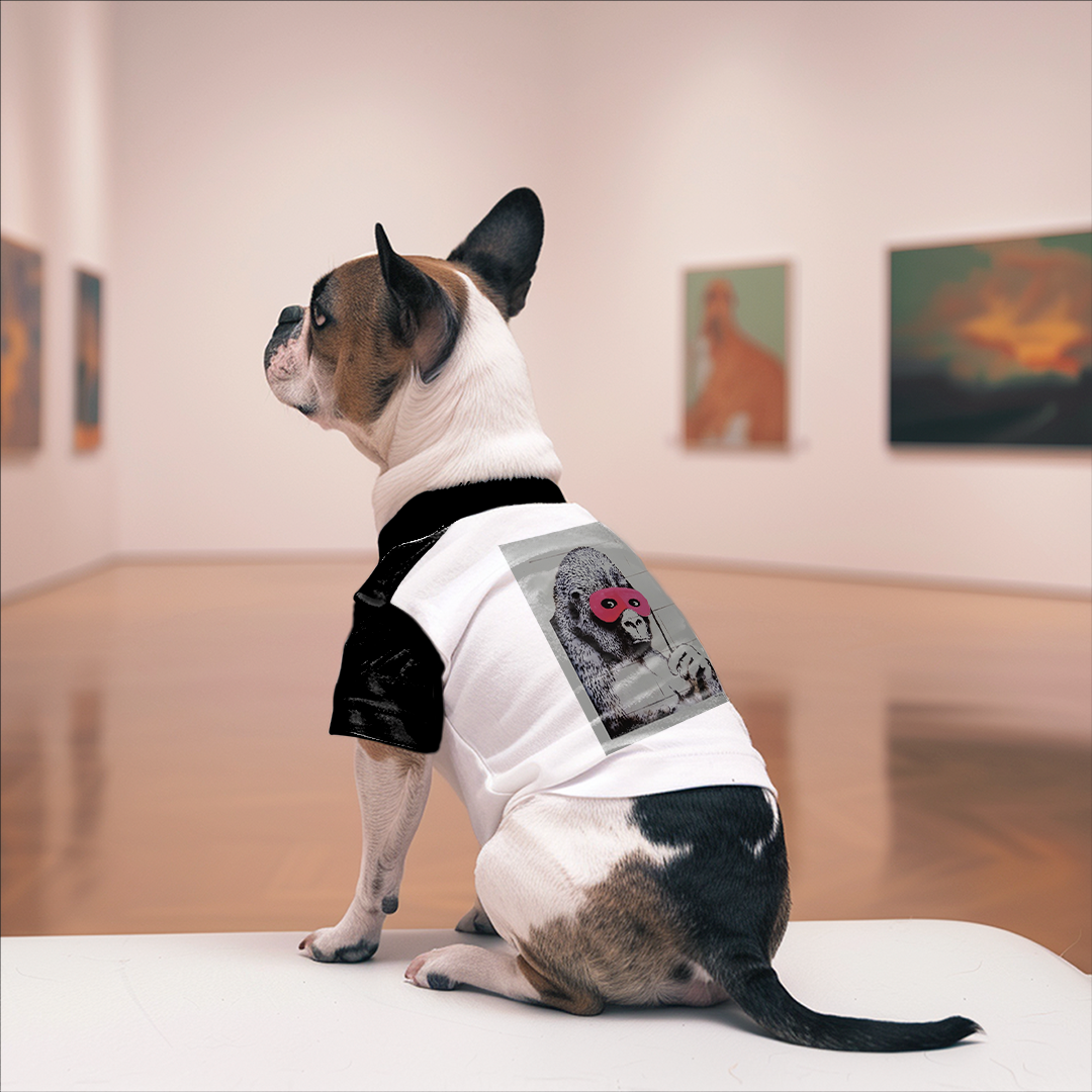 Gorilla in a Pink Mask