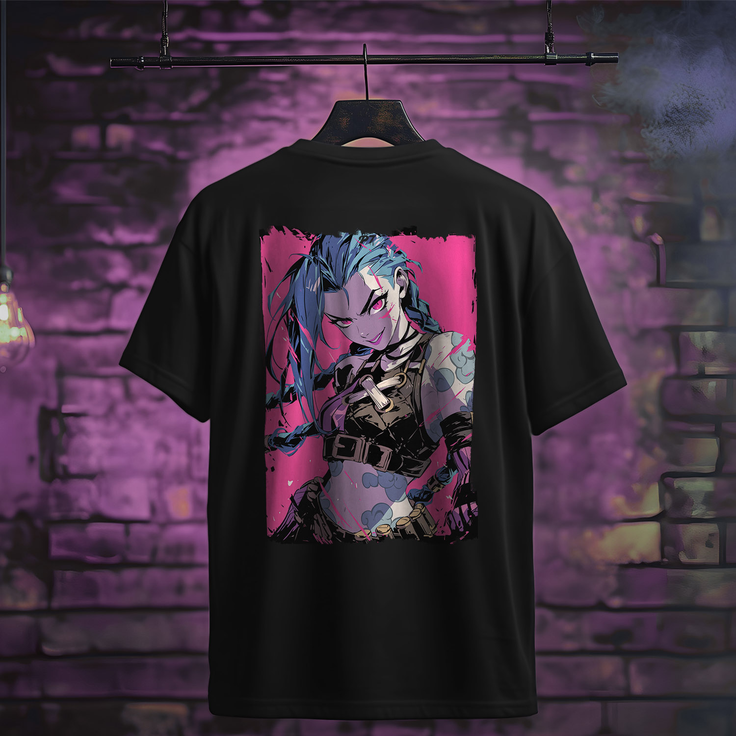 Camiseta League of Legends - Jinx Arcane
