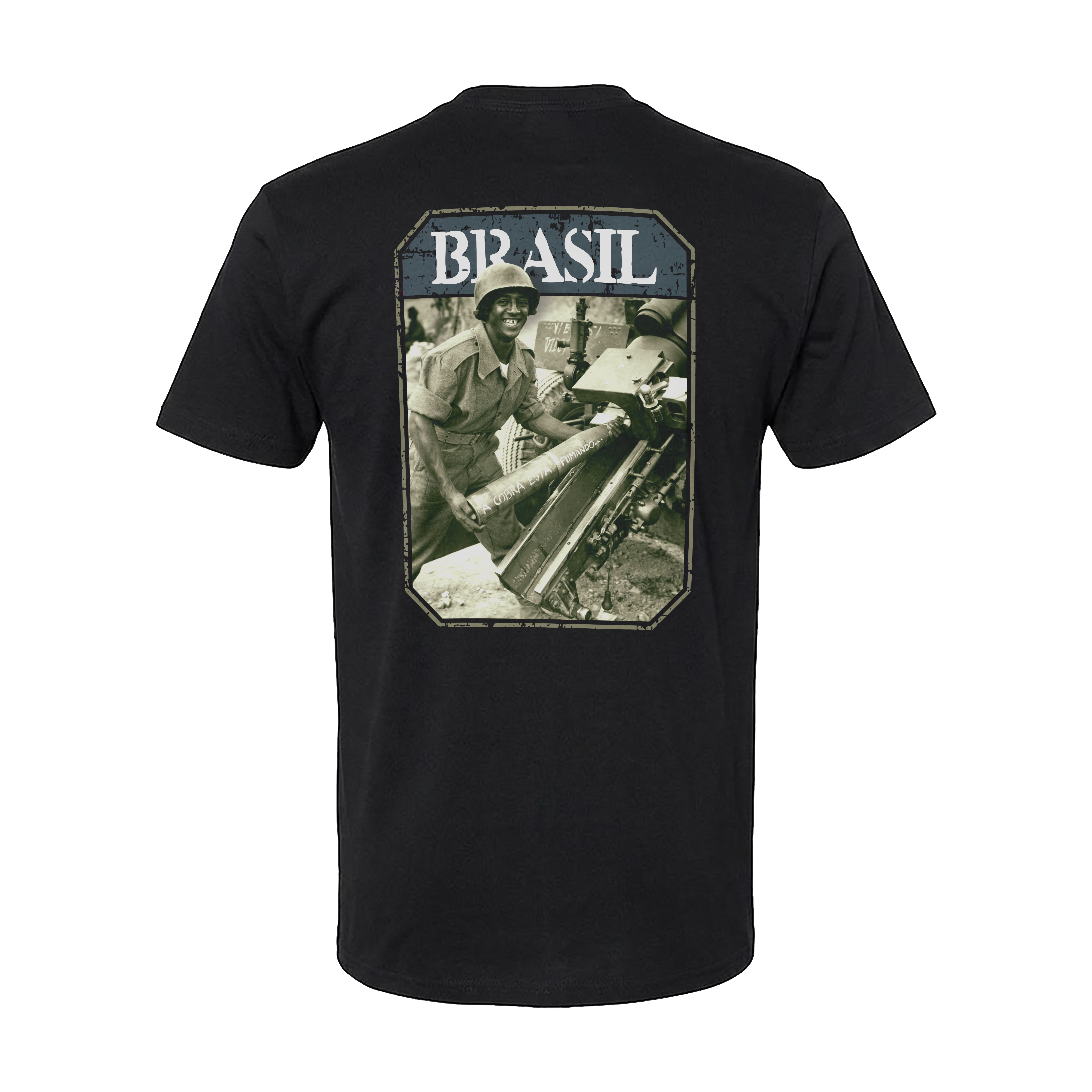 Camiseta A cobra está fumando