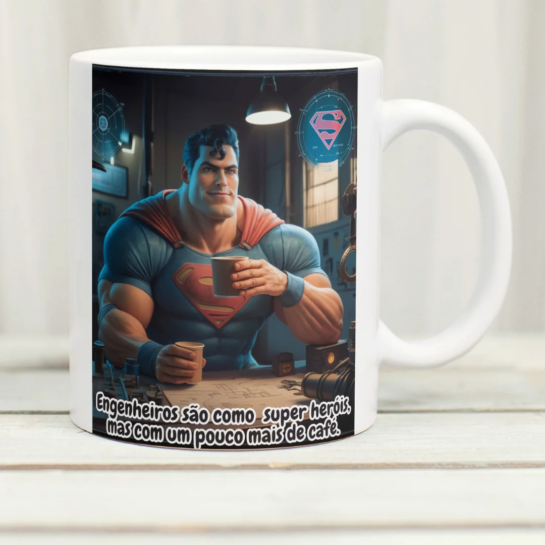 Caneca Super Hero Engineer
