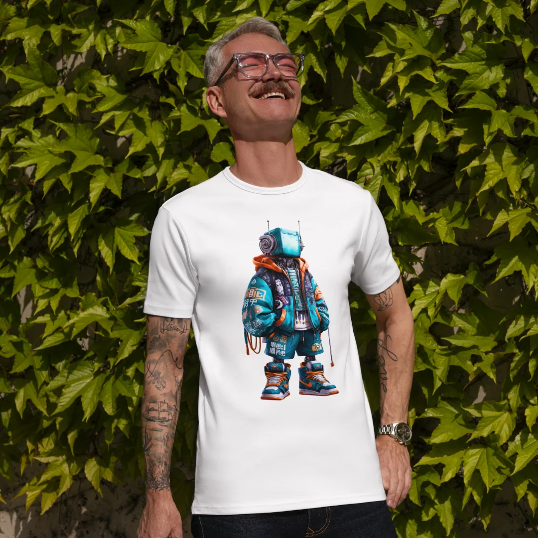 T-Shirt Robô Streetwear