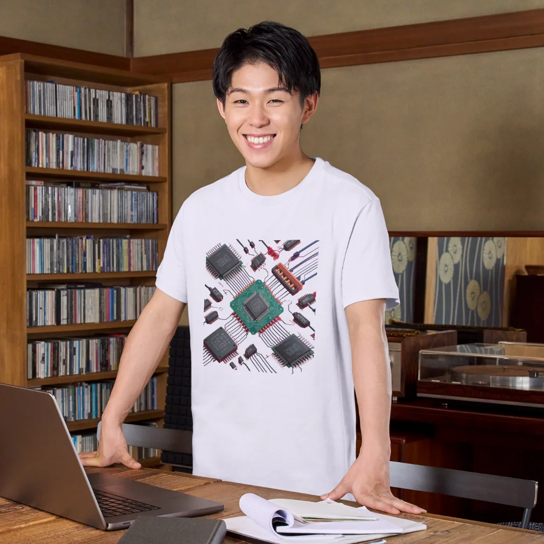 T-Shirt Componentes Eletrônicos 