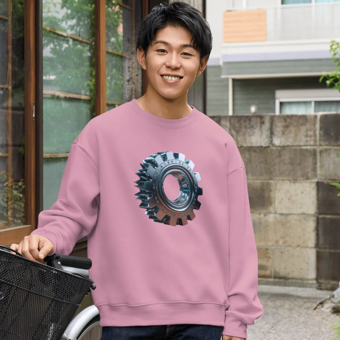 Moletom Fechado - Engrenagem Tridimensional