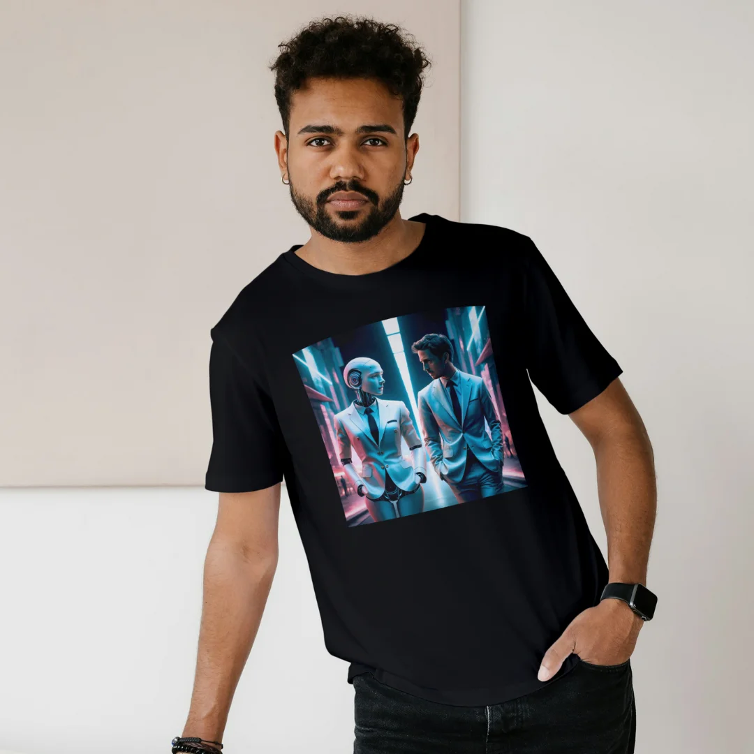 T-Shirt Man and Machine