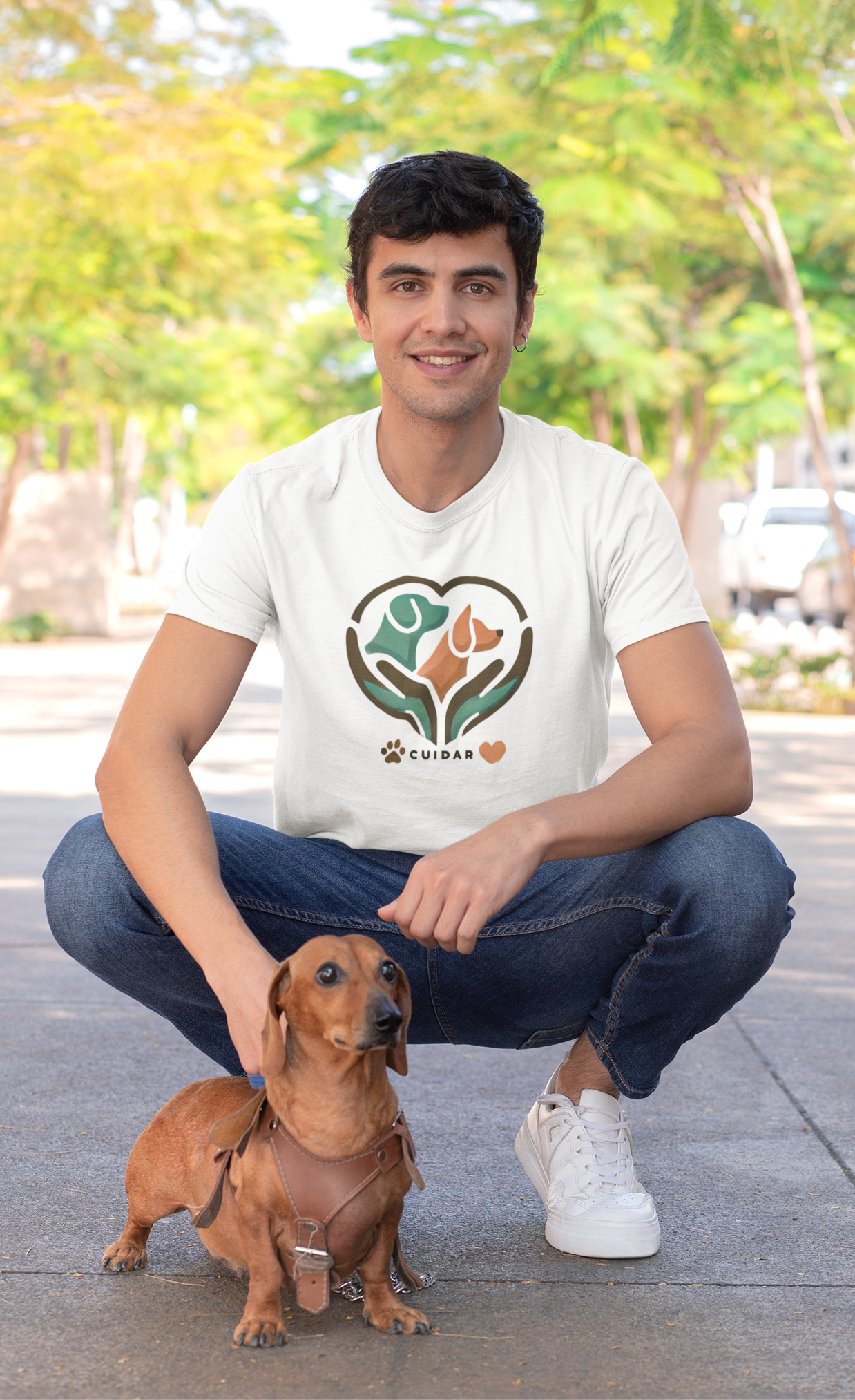 CAMISETA VERBOS CUIDAR PET