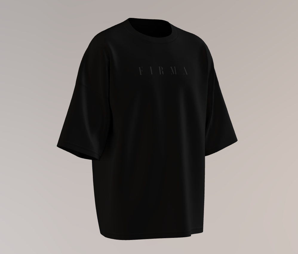 Camiseta Oversized FIRMA BLACK
