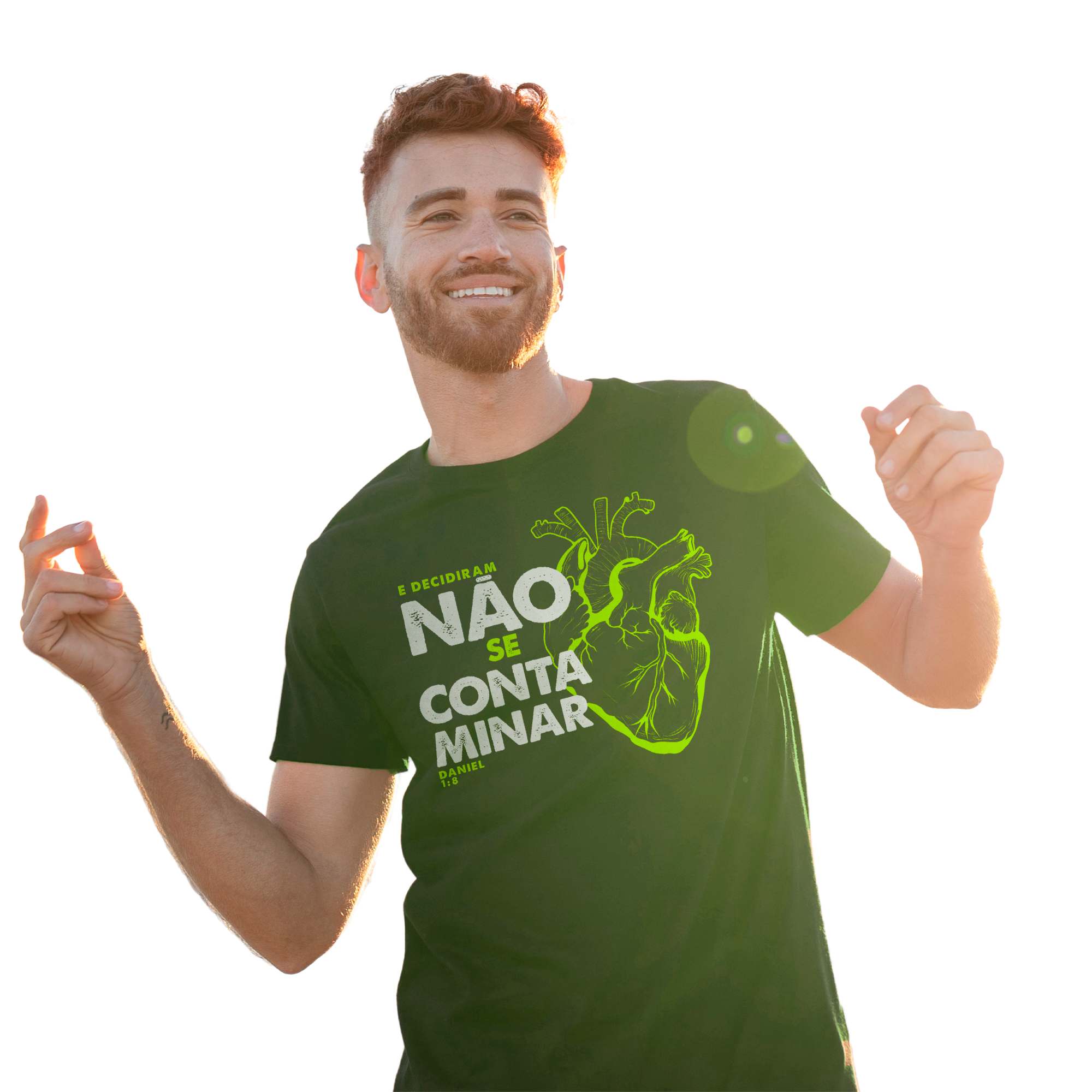 Camisa Daniel 1:8 - Masculina