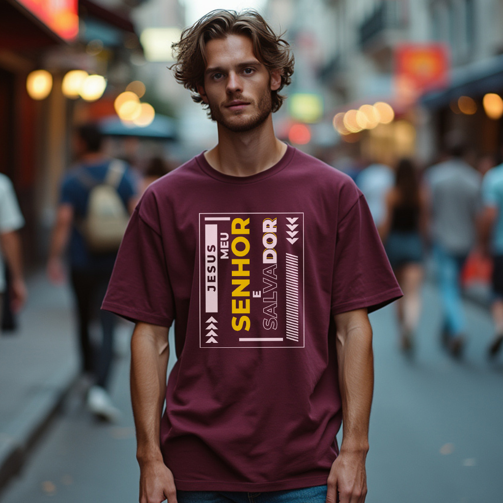 Camisa Oversized Senhor Salvador