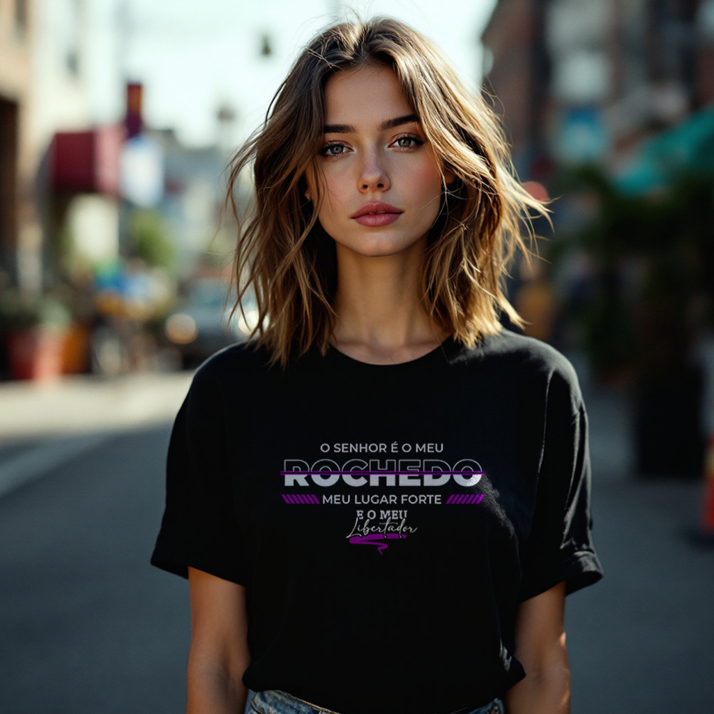Camisa Babylong Quality O Senhor é meu Rochedo