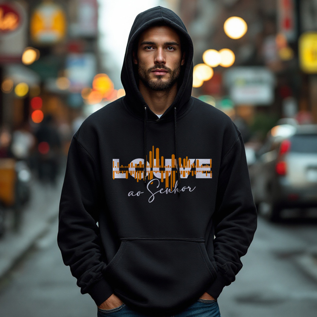 Moletom Canguru Louve ao Senhor