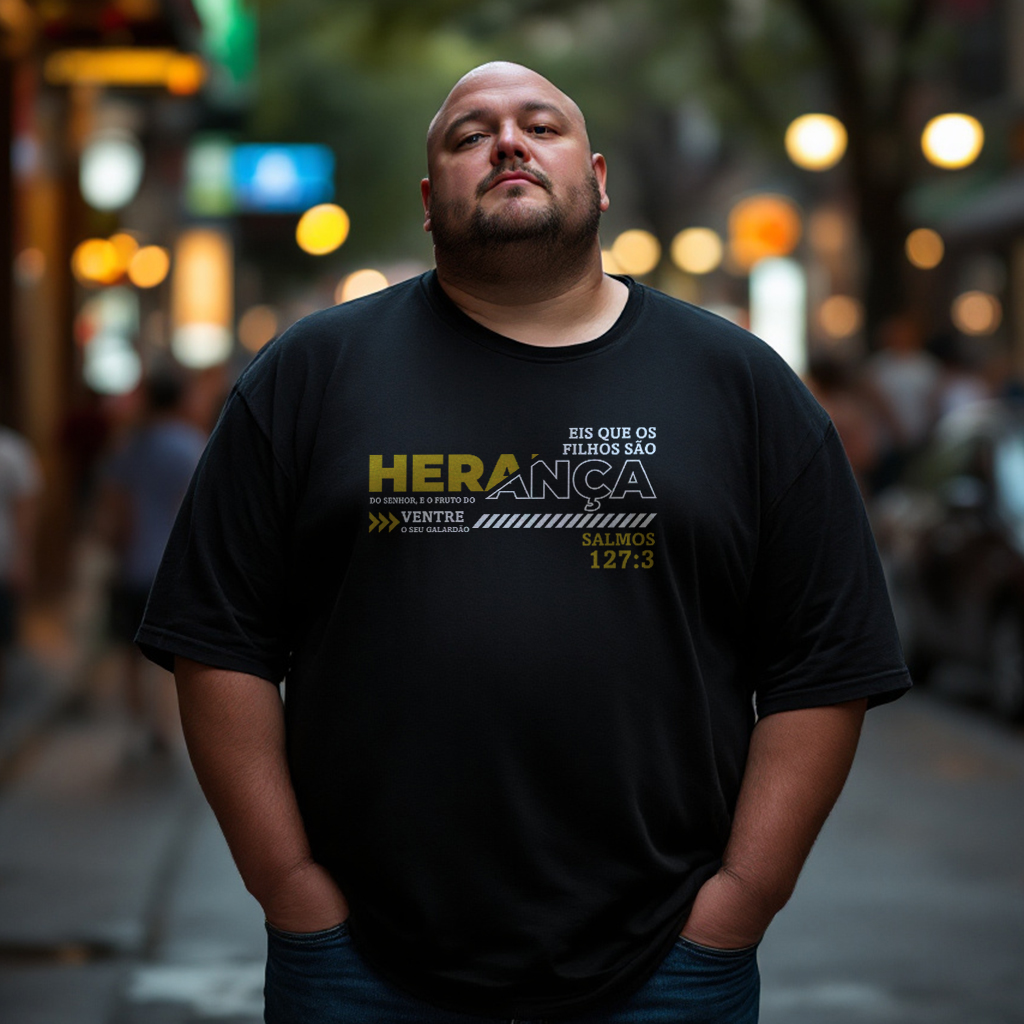 Camisa Plus Size Herança do Senhor