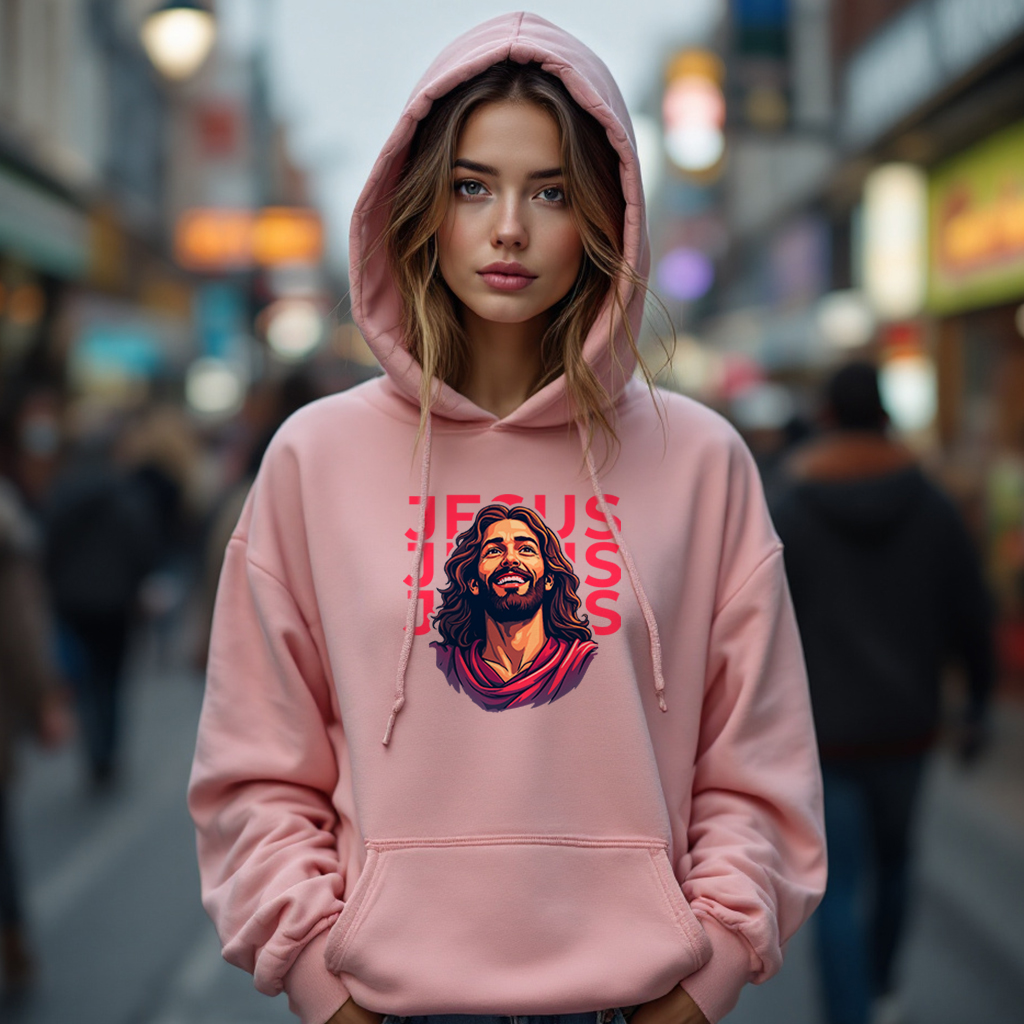 Moletom Canguru Jesus