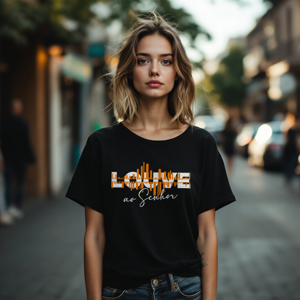 Camisa Babylong Quality Louve ao Senhor