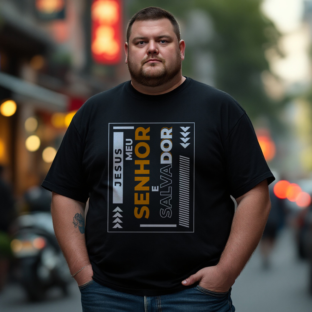 Camisa Plus Size Senhor Salvador