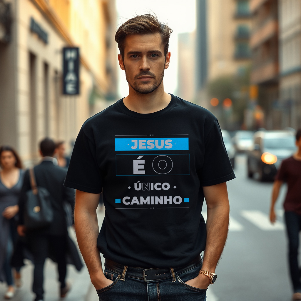 Camisa Jesus é o Único Caminho