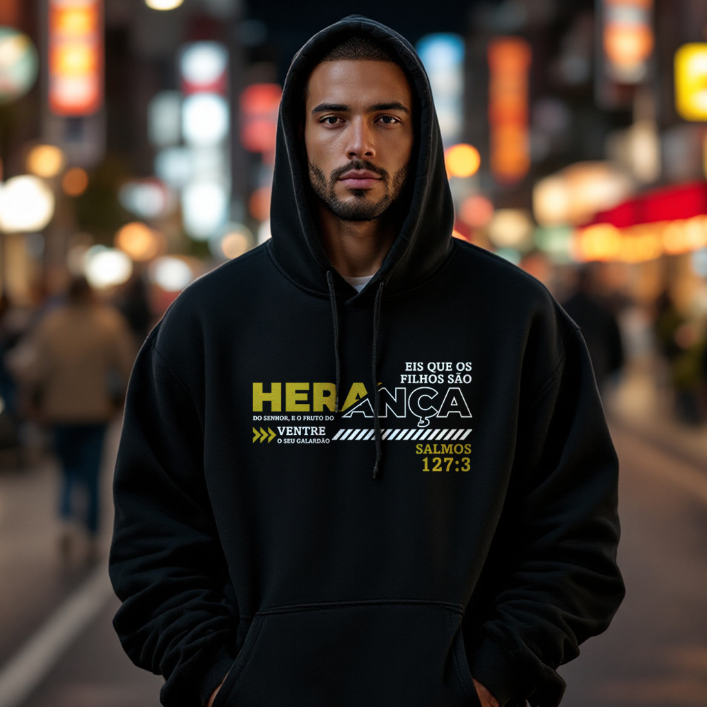 Moletom Canguru Herança do Senhor
