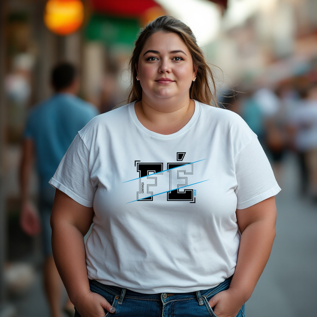 Camisa Plus Size Fé