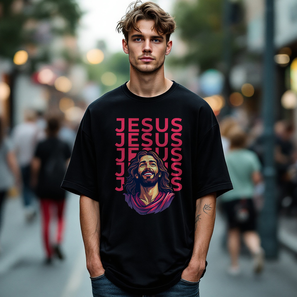 Camisa Oversized Jesus