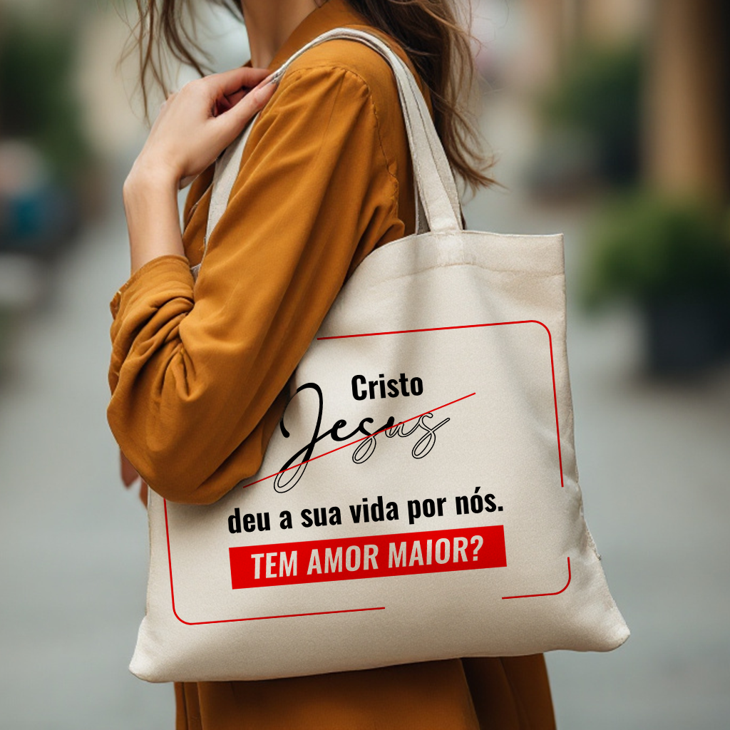 Ecobag Grande Amor Maior