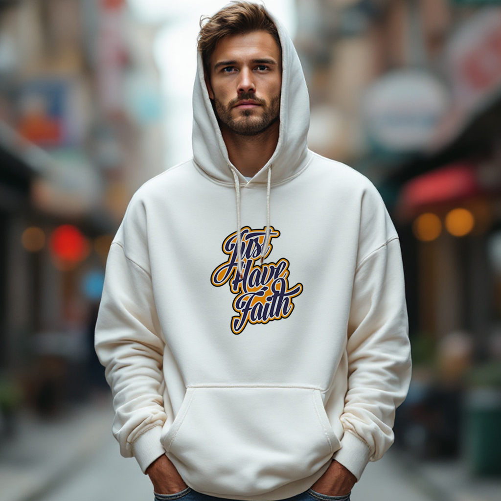 Moletom Canguru Just Have Faith