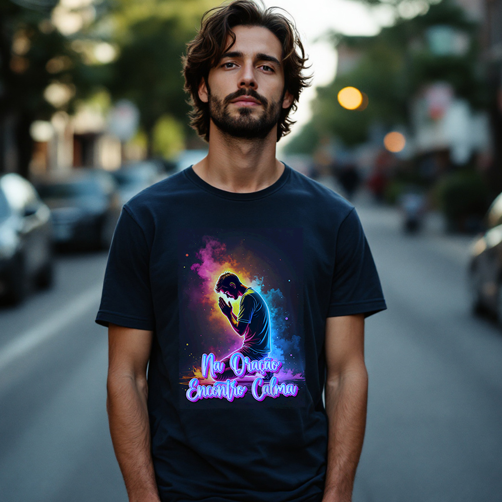 Camisa Prime Na Oração Encontro Calma