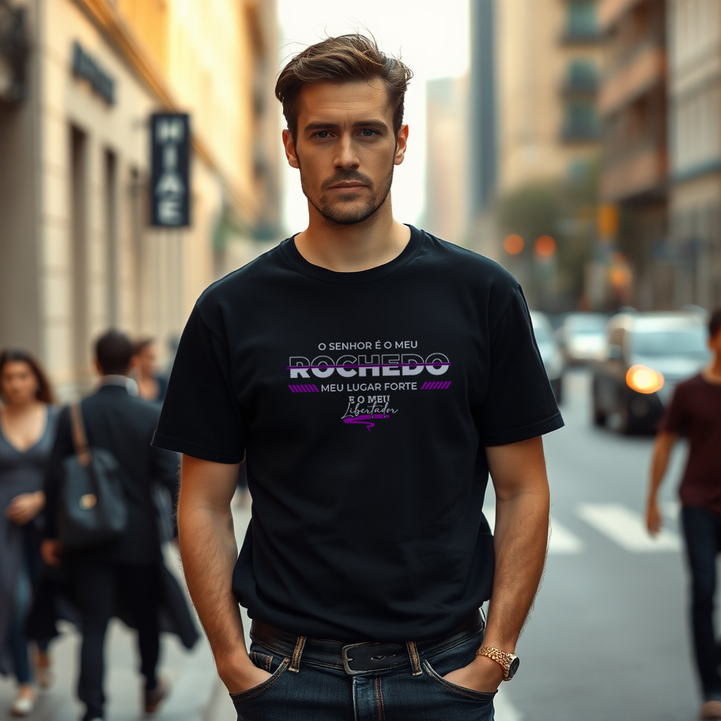 Camisa Quality O Senhor é meu Rochedo