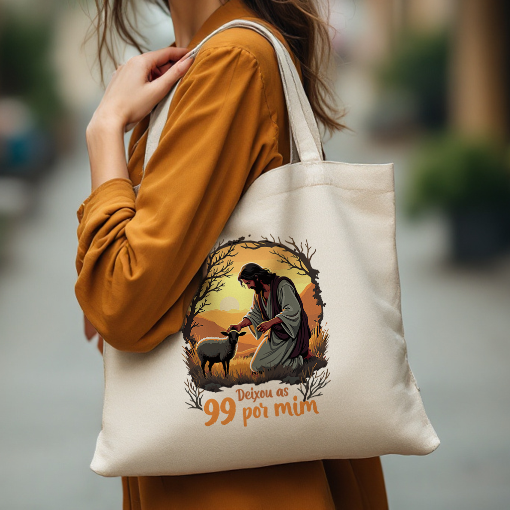 Ecobag Grande Deixou as 99 por mim