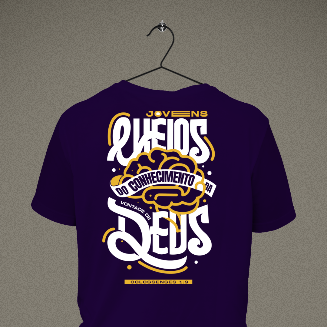 Camiseta Jovens cheios do conhecimento 