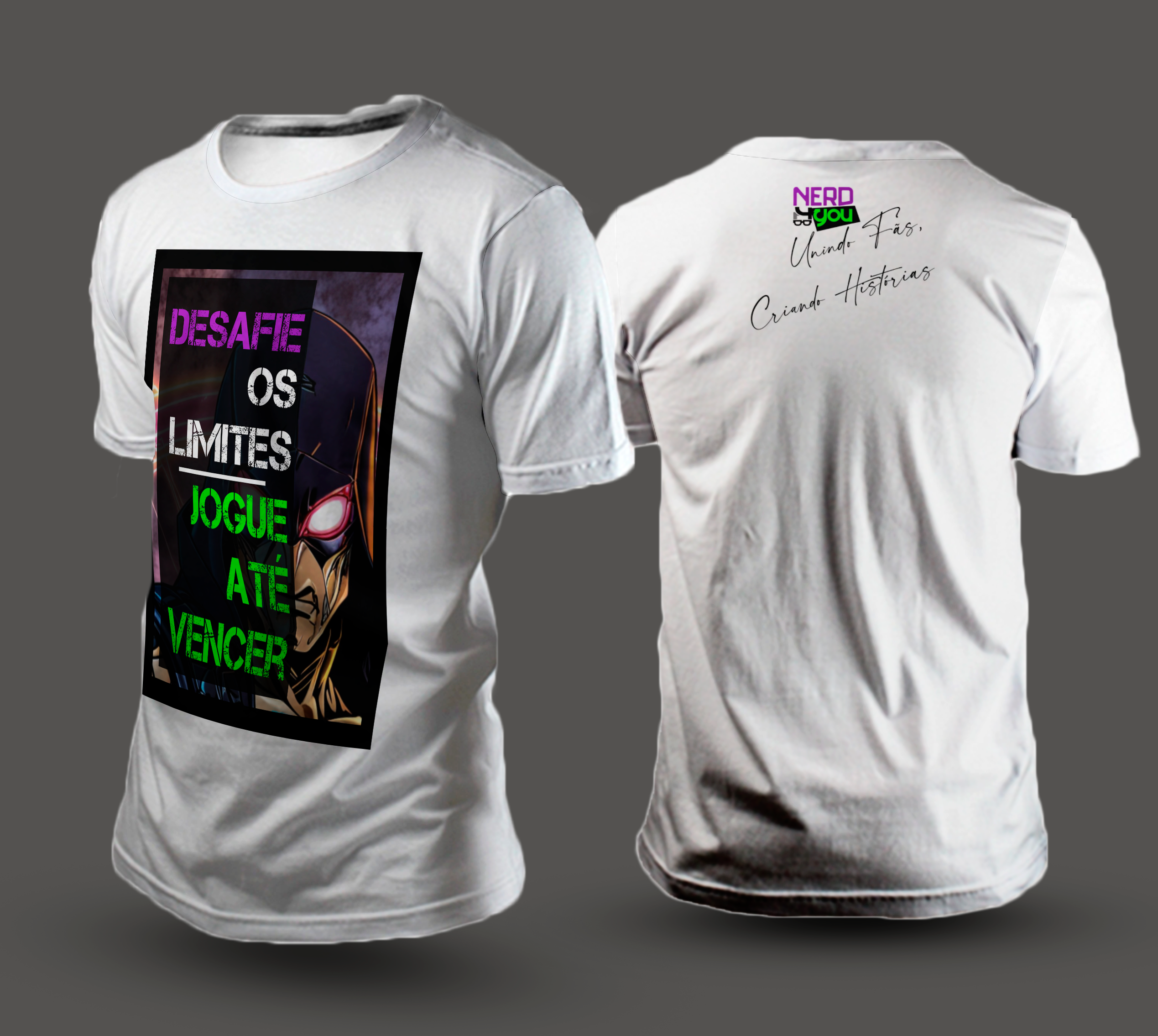 T-Shirt Classic - DESAFIE OS LIMITES, JOGUE ATÉ VENCER