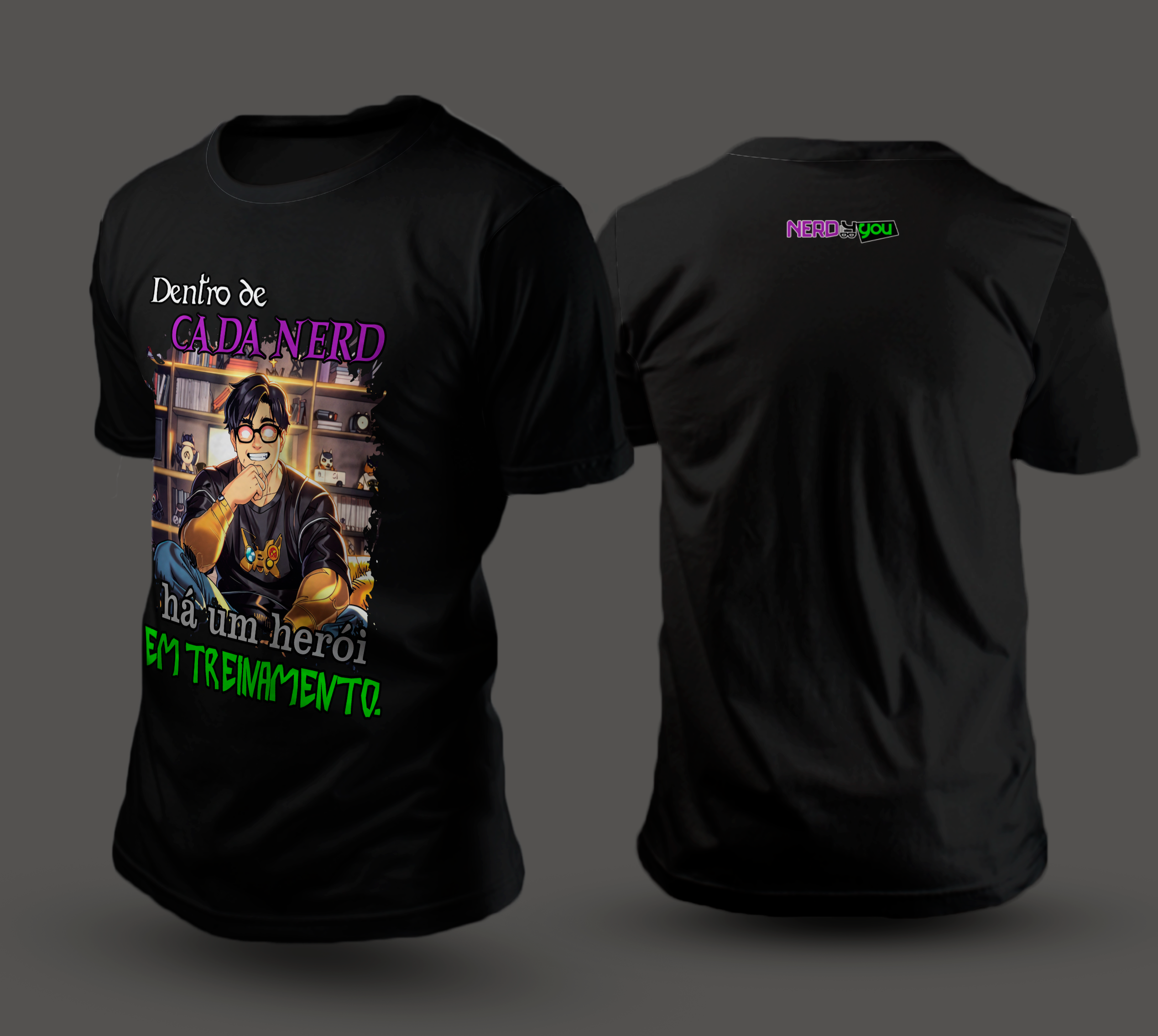 T-Shirt Quality  -  Dentro de Cada Nerd há um Herói em Treinamento