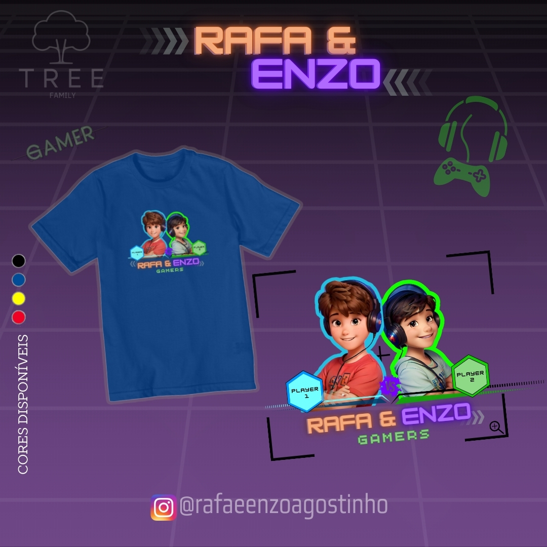 Camisa Rafa e Enzo