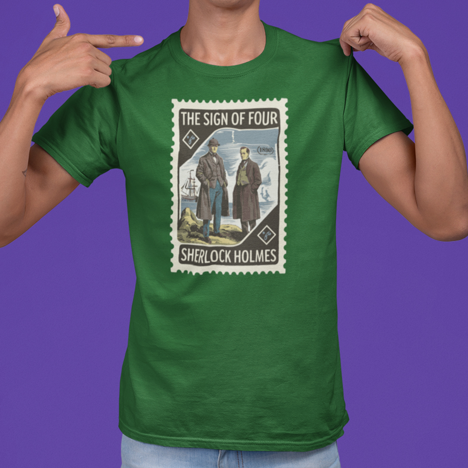 Camiseta T-Shirt Sherlock Holmes - The Sign Of Four