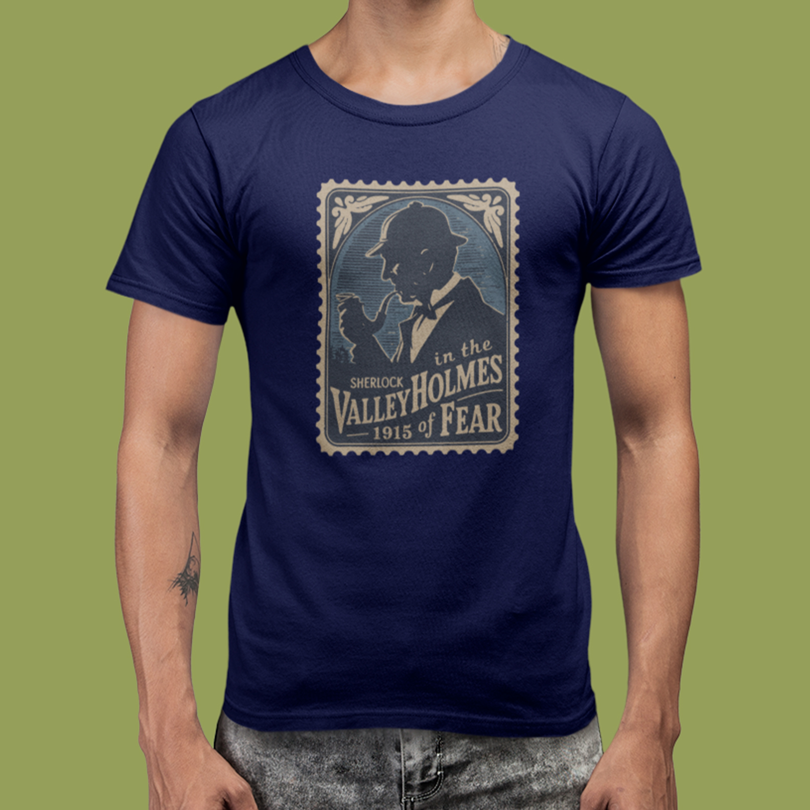Camiseta T-Shirt Sherlock Holmes - In The Valley Of Fear