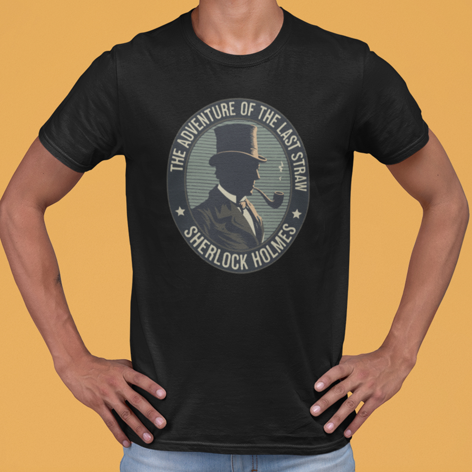 Camiseta T-Shirt Sherlock Holmes - The Adventure Of Last Straw