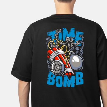 Camisa Oversized Time Bomb