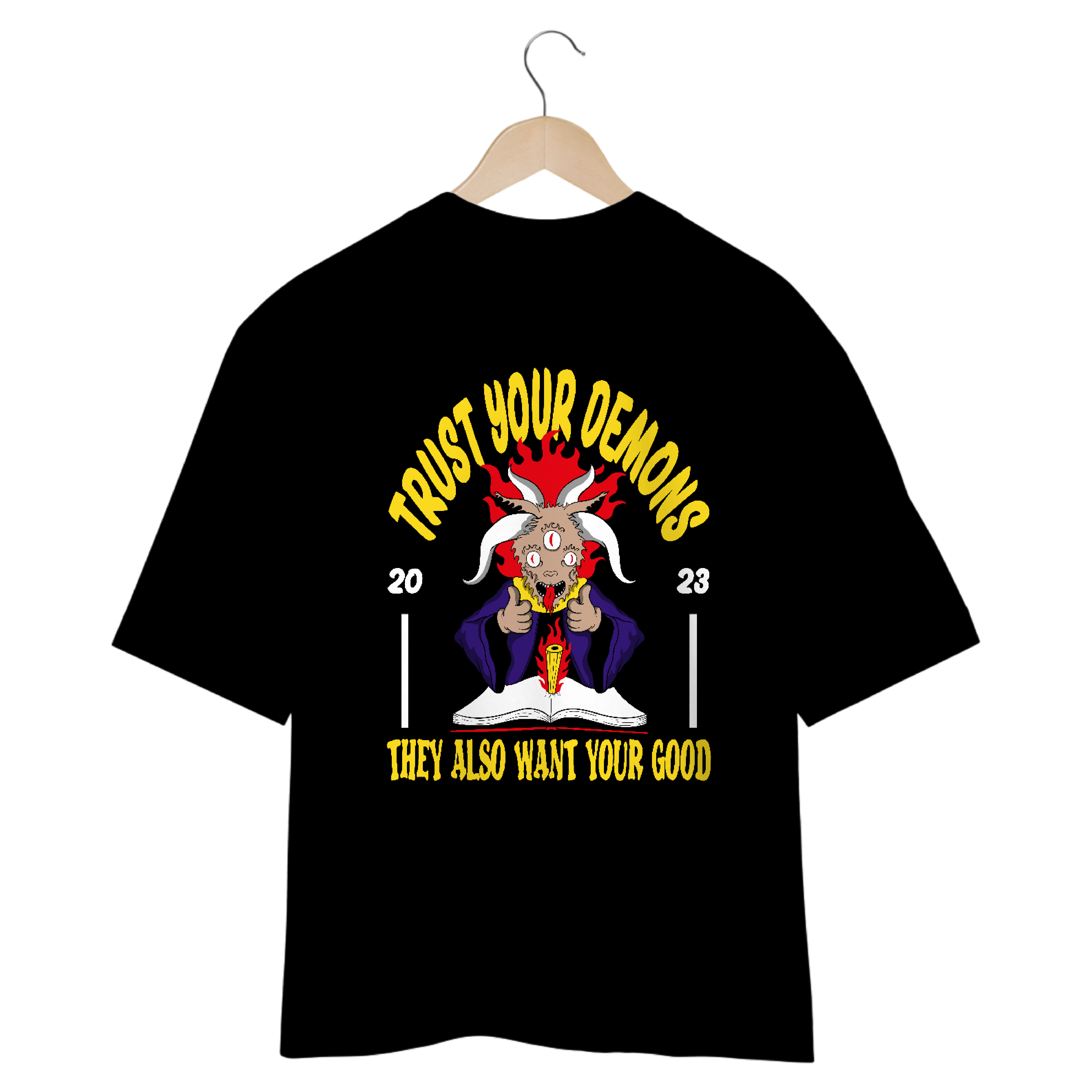 CAMISETA DEMONS | PRETA